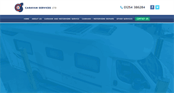 Desktop Screenshot of caravanandmotorhomerepairs.com